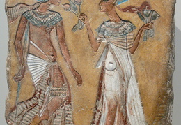 Pasivaikščiojimas sode. Reljefas. Egiptas. 1335 m. pr. Kr.