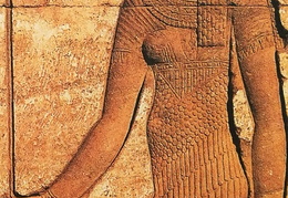Reljefas, vaizduojantis deivę Hathor