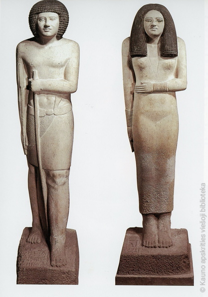 Vyro ir moters skulptūrėlės. Egiptas. Apie 2700 m. pr. Kr..jpg