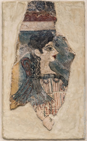 La Parisienne arba Minojiečių dama. Freskos fragmentas. Knoso rūmai. Kreta. 1450-1300 m. pr. Kr..jpg