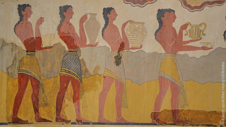 Minojiečių procesija. Sienų tapyba. Knoso rūmų freska.jpg