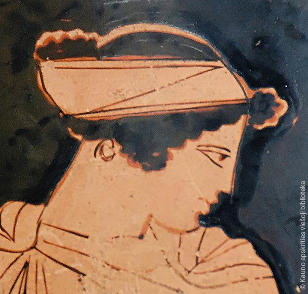 002.2. Elenos galva. Fragmentas iš - Menelajas susitinka su Elena. Keramika. Apie 450-440 m. pr. Kr..jpg
