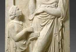 Marmurinė stela. Klasikinis periodas. Graikija. 400–390 m. pr. Kr.
