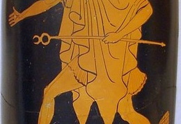 Hermis, vilkintis chlamidą. Graikija. 480-470 m. pr. Kr.