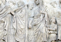 Ara Pacis altoriaus fragmentas. I a. pr. Kr.