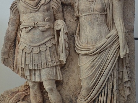 Agripina karūnuoja Neroną. 54–59 m. po Kr.