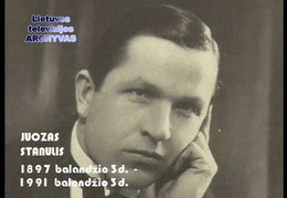 Pirmojo spektaklio dalyvis - aktorius Juozas Stanulis