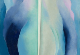 Georgia O'Keeffe. Mėlynoji abstrakcija. 1927 m.