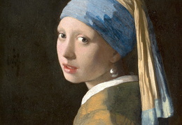 Janas Vermejeris. Mergina su perlo auskaru. 1665 m.