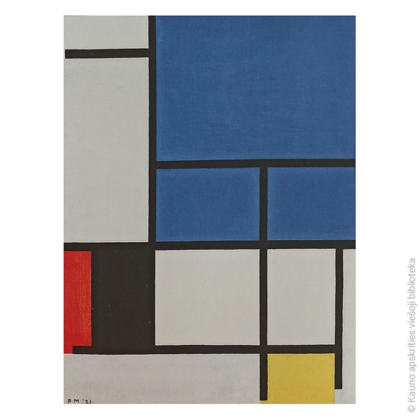Piet Mondrian – Composition with blue, red, black, yellow and gray_1921.jpg