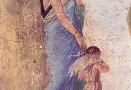 Venera ir Erotas. Sienų tapyba iš Pompėjos. Apie 30 m. pr. Kr.