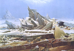 Kasparas Davidas Frydrichas. Ledo jūra. 1823-24 m.