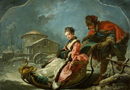 Fransua Bušė. Žiema. 1755 m.
