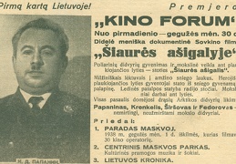 Lietuvos žinios. - 1938, geg. 30, p. 8.