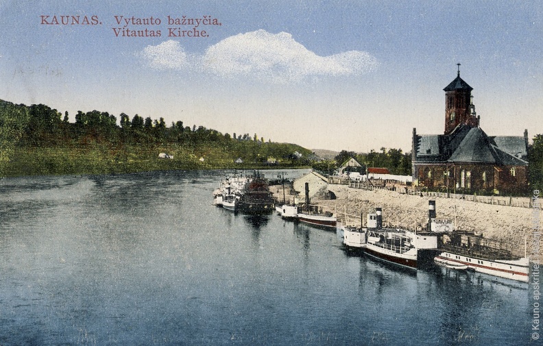 Kaunas_prieplauka_Vytauto baznycia_apie 1926–1927.jpg