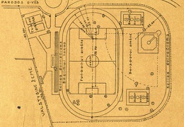 Stadiono Ąžuolyne planas