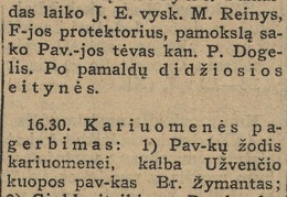 Paskutinės kongreso dienos iškilmių programa