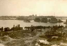 Vilijampolės tilto liekanos. Apie 1926 m.