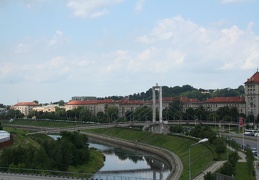 Simono Daukanto pėsčiųjų tiltas į Nemuno salą. 2010 m.