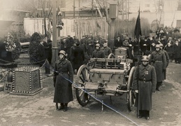 Iškilmingos Nežinomo kareivio palaikų laidotuvės prie paminklo „Žuvusiems už Lietuvos laisvę“. 1934 m.