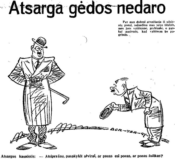 Karikatura_Atsarga_gedos_nedaro_Diena_1937_01_24_p1.jpg