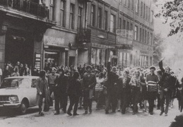 Protesto demonstracijos Laisvės al.