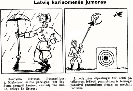 Latvių kariuomenės jumoras