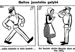 Baltos juostelės galybė