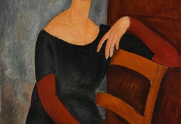 Amedėjus Modiljanis. Jeanne Hébuterne. 1918 m.